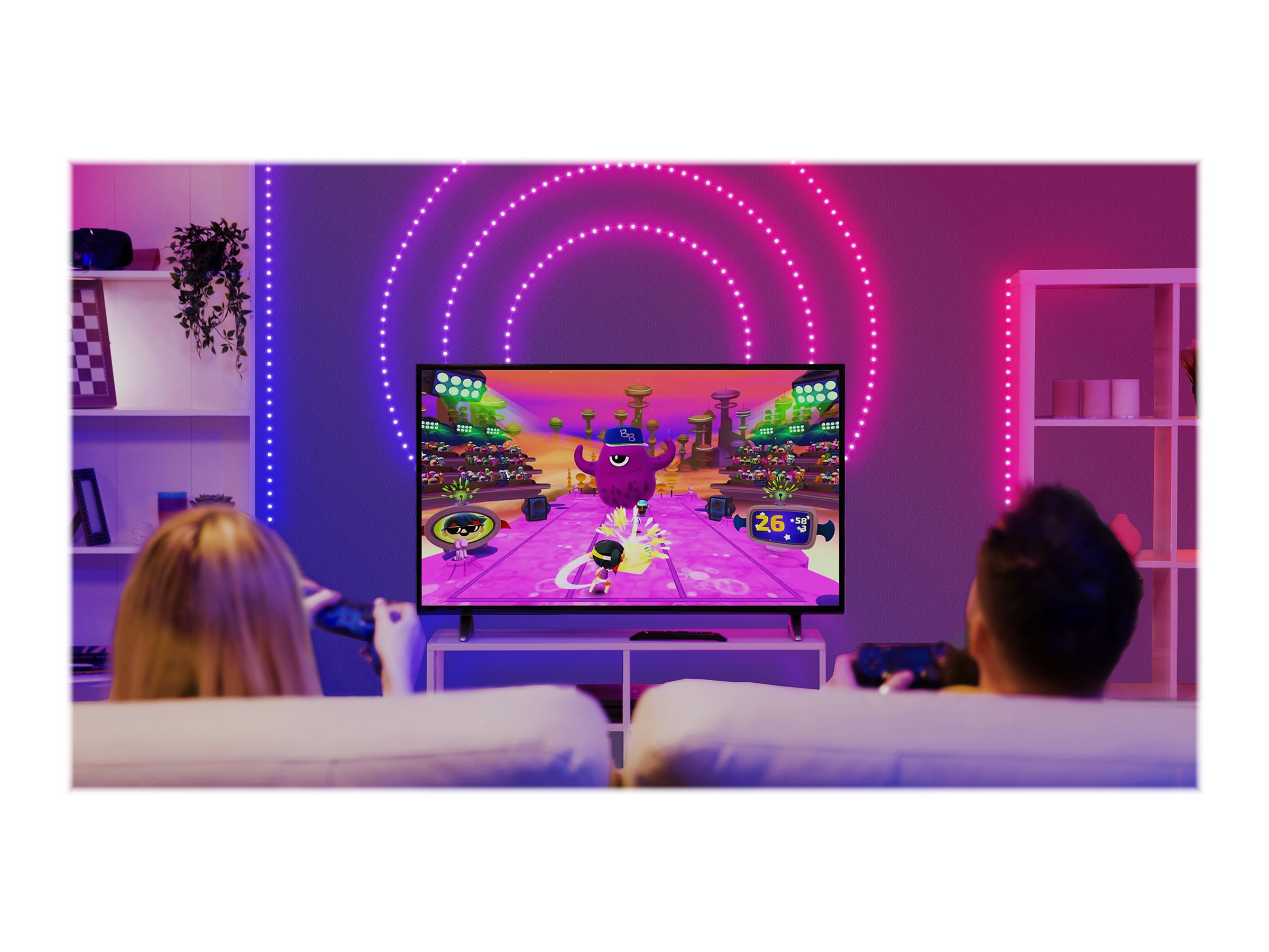 Twinkly|Dots Smart LED Lights 60 RGB (Multicolor), USB Powered, 3m, Transparent|RGB – 16M+ colors