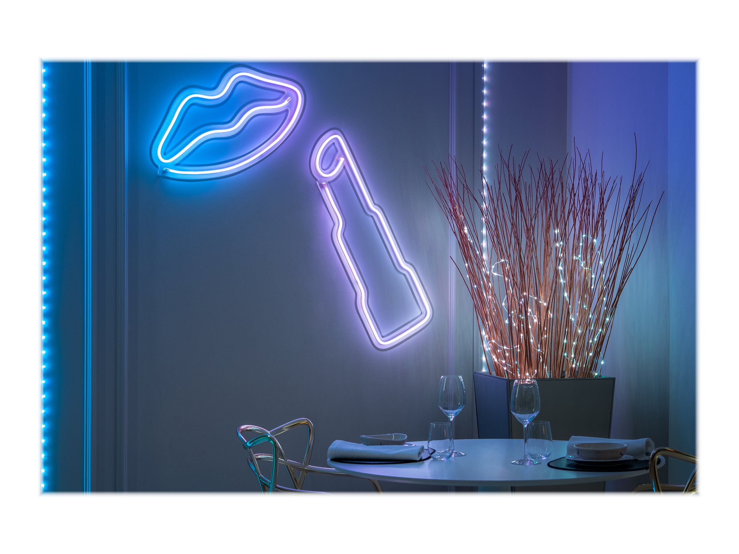 Twinkly|Dots Smart LED Lights 60 RGB (Multicolor), USB Powered, 3m, Transparent|RGB – 16M+ colors