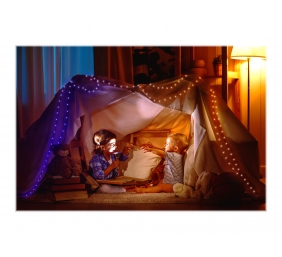 Twinkly|Dots Smart LED Lights 60 RGB (Multicolor), USB Powered, 3m, Transparent|RGB – 16M+ colors