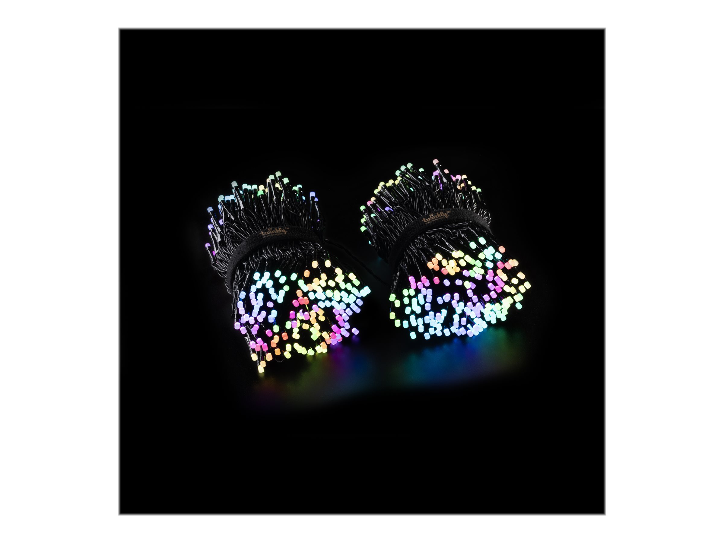 Twinkly|Strings Smart LED Lights 600 RGB (Multicolor), 48m, Black wire|RGB – 16M+ colors