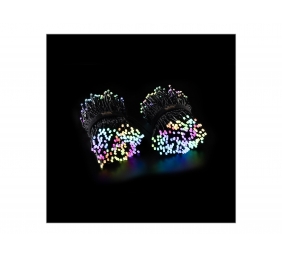Twinkly|Strings Smart LED Lights 600 RGB (Multicolor), 48m, Black wire|RGB – 16M+ colors