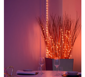 Twinkly Dots Smart LED 200 RGB, 10m, Black wire|Multicolor