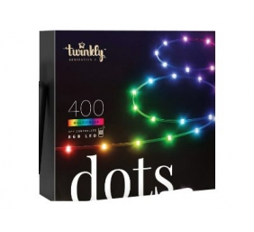 Twinkly Dots Smart LED 400 RGB, 20m, Black wire|Multicolor