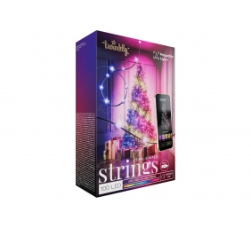 Twinkly Candies 100 Pearl-shaped RGB LEDs, Green Wire, USB-C