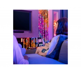 Twinkly Candies 200 Pearl-shaped RGB LEDs, Green Wire, USB-C