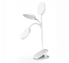 ColorWay LED Table Lamp Flexible and Clip 2 with Built-in Battery | CW-DL10FCB-W