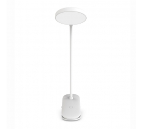 ColorWay LED Table Lamp Flexible and Clip 2 with Built-in Battery | CW-DL10FCB-W