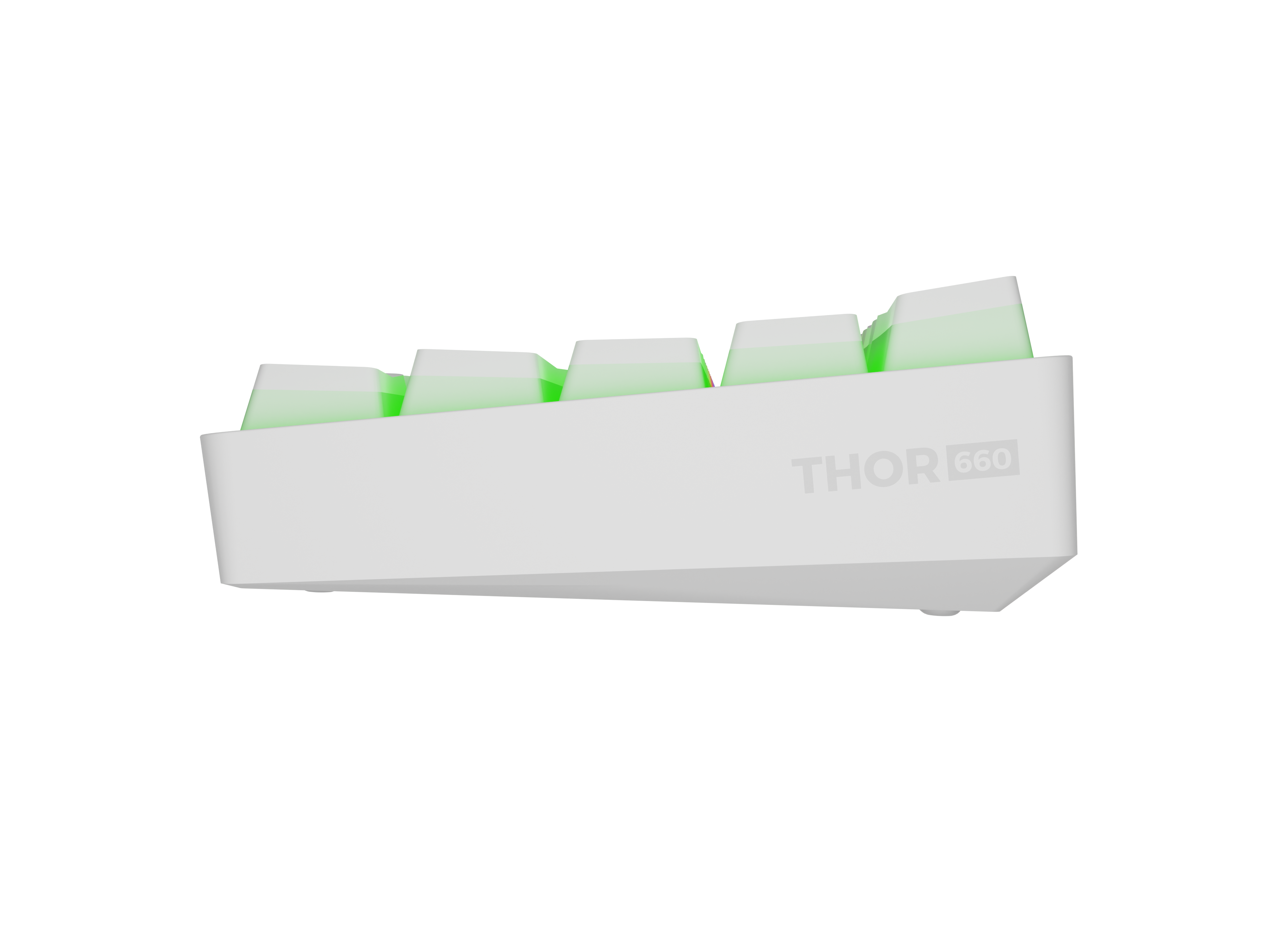 Genesis THOR 660 G2 | Gaming keyboard | Wireless/Wired | US | White | 2.4 GHz, Bluetooth, USB | Linear