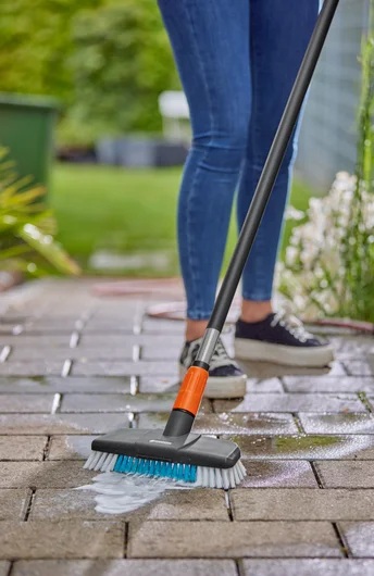 Gardena | Cleansystem washing brush for larger, scratch-resistant surfaces, Hard | 18816-20