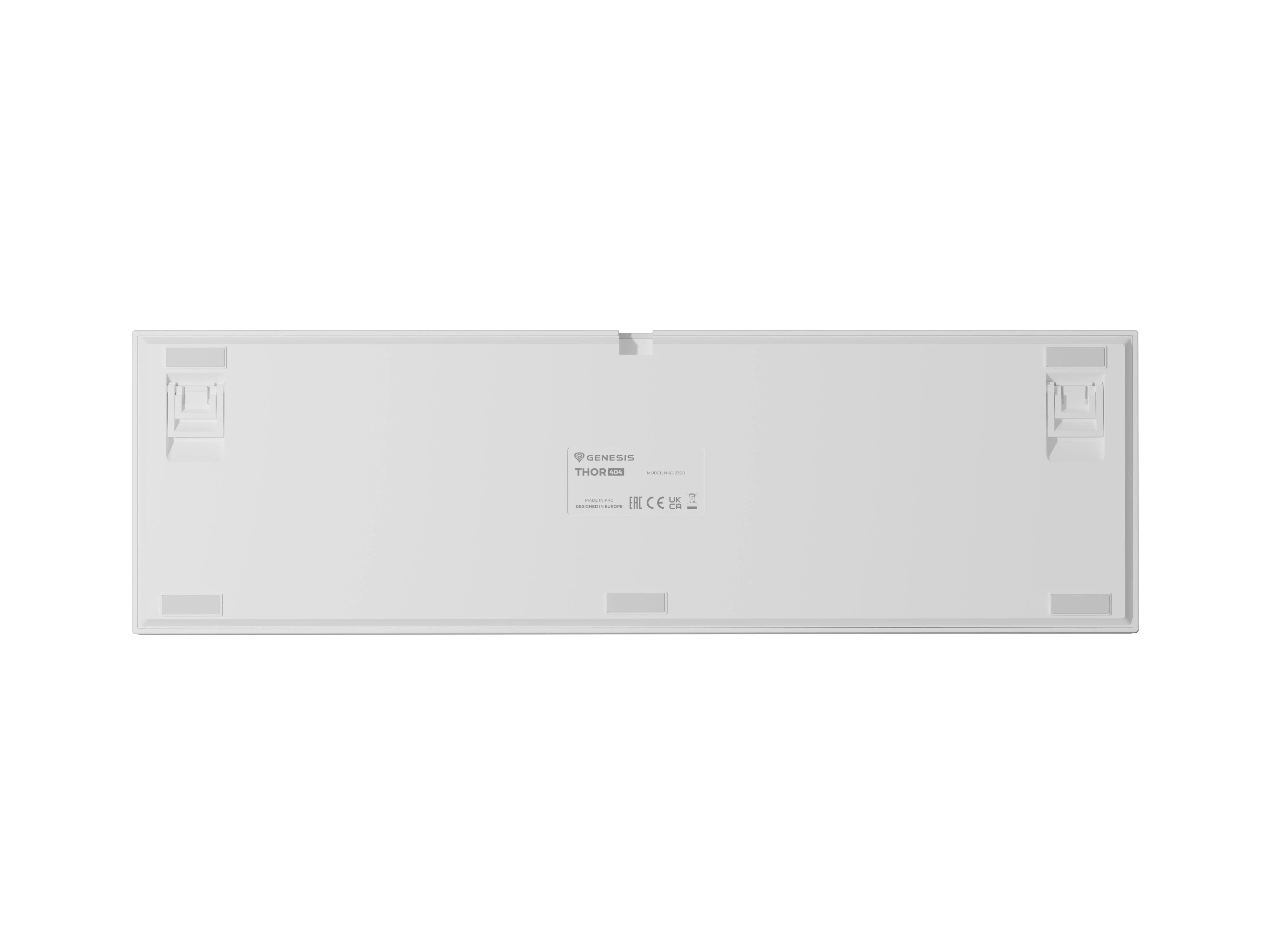 Genesis Thor 404 | Mechanical Gaming Keyboard | Wired | US | White | USB | Outemu Peach Silent
