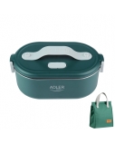 Adler | Electric lunch box with thermal bag | AD 4522 | 0.8 L | Plastic/Stainless steel | Green | Lid included
