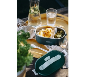Adler | Electric lunch box with thermal bag | AD 4522 | 0.8 L | Plastic/Stainless steel | Green | Lid included