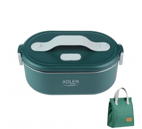 Adler | Electric lunch box with thermal bag | AD 4522 | 0.8 L | Plastic/Stainless steel | Green | Lid included