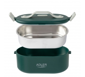 Adler | Electric lunch box with thermal bag | AD 4522 | 0.8 L | Plastic/Stainless steel | Green | Lid included