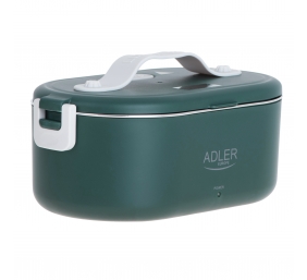 Adler | Electric lunch box with thermal bag | AD 4522 | 0.8 L | Plastic/Stainless steel | Green | Lid included