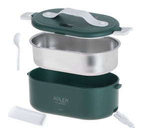 Adler | Electric lunch box with thermal bag | AD 4522 | 0.8 L | Plastic/Stainless steel | Green | Lid included