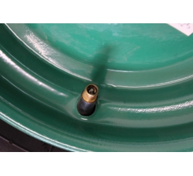 SALE OUT. WHEEL PNEU.400/METAL.BEARING+AXLE/4PR.GREEN*** | Geko MISSING VENT CAP