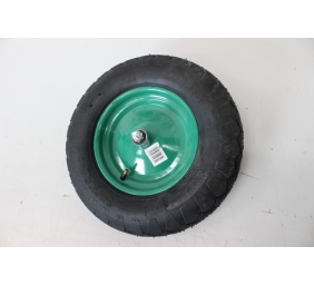 SALE OUT. WHEEL PNEU.400/METAL.BEARING+AXLE/4PR.GREEN*** | Geko MISSING VENT CAP