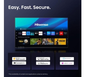 Hisense UHD QLED Smart TV | 50E7Q | 50" | Smart TV | VIDAA OS | UHD | Black