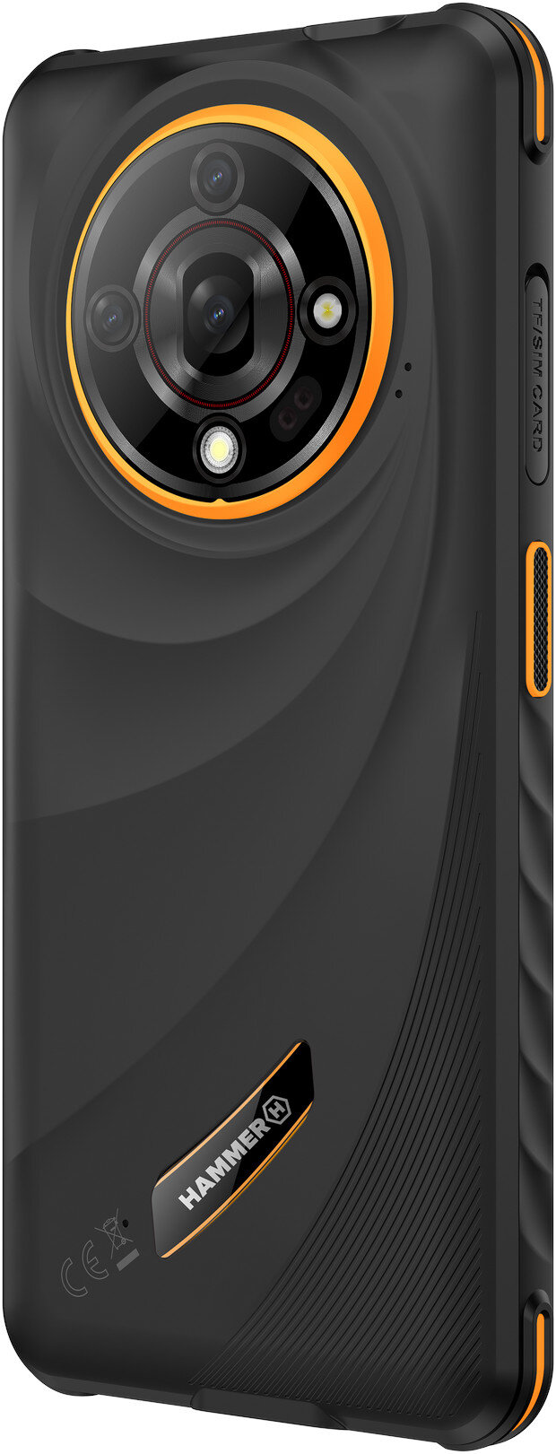 HAMMER Hammer Iron 6 (Black) DS 6.56" IPS TFT 720x1612/2GHz/128GB/6GB RAM/Android 14/microSDXC/WiFi,BT,4G | Hammer