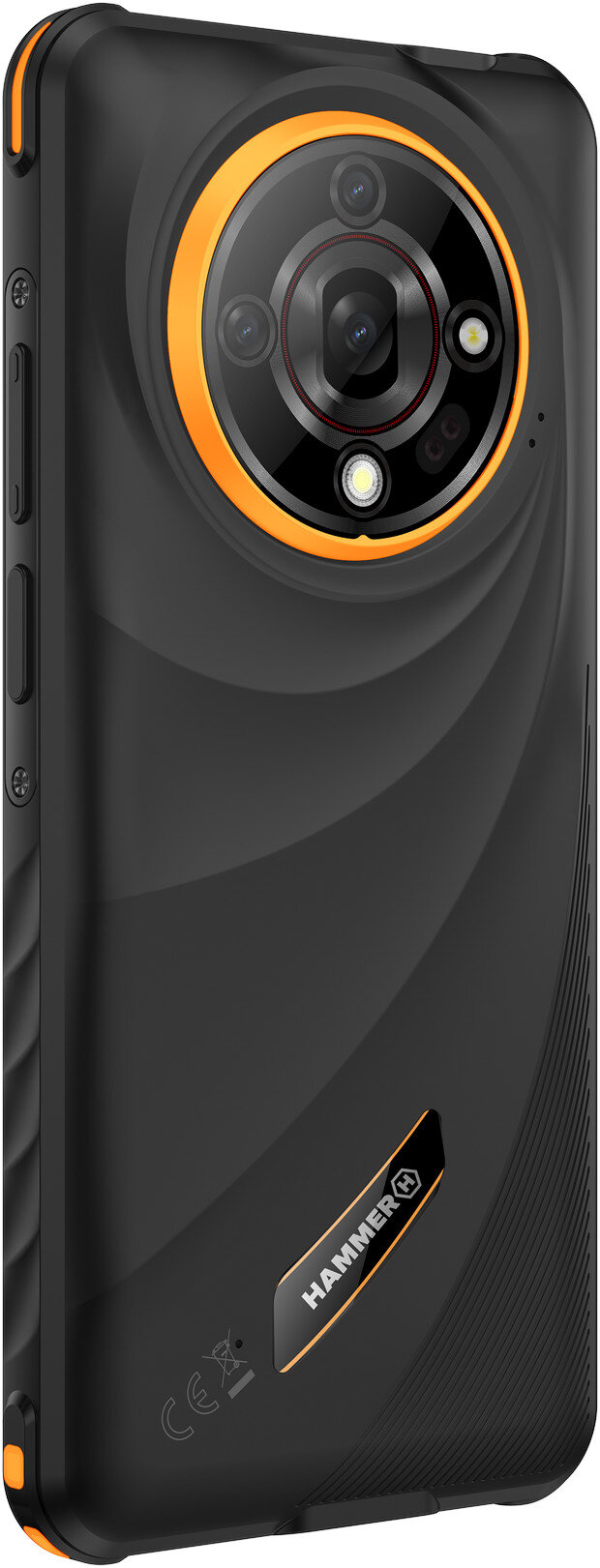 HAMMER Hammer Iron 6 (Black) DS 6.56" IPS TFT 720x1612/2GHz/128GB/6GB RAM/Android 14/microSDXC/WiFi,BT,4G | Hammer