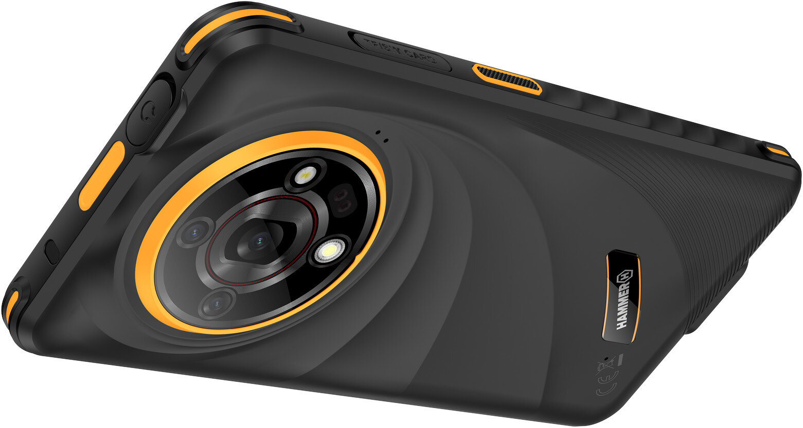 HAMMER Hammer Iron 6 (Black) DS 6.56" IPS TFT 720x1612/2GHz/128GB/6GB RAM/Android 14/microSDXC/WiFi,BT,4G | Hammer