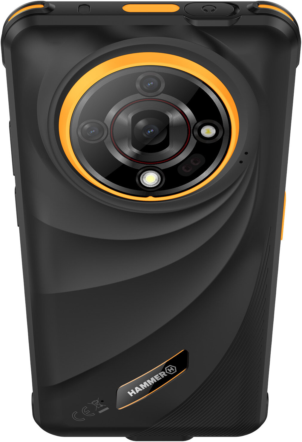HAMMER Hammer Iron 6 (Black) DS 6.56" IPS TFT 720x1612/2GHz/128GB/6GB RAM/Android 14/microSDXC/WiFi,BT,4G | Hammer