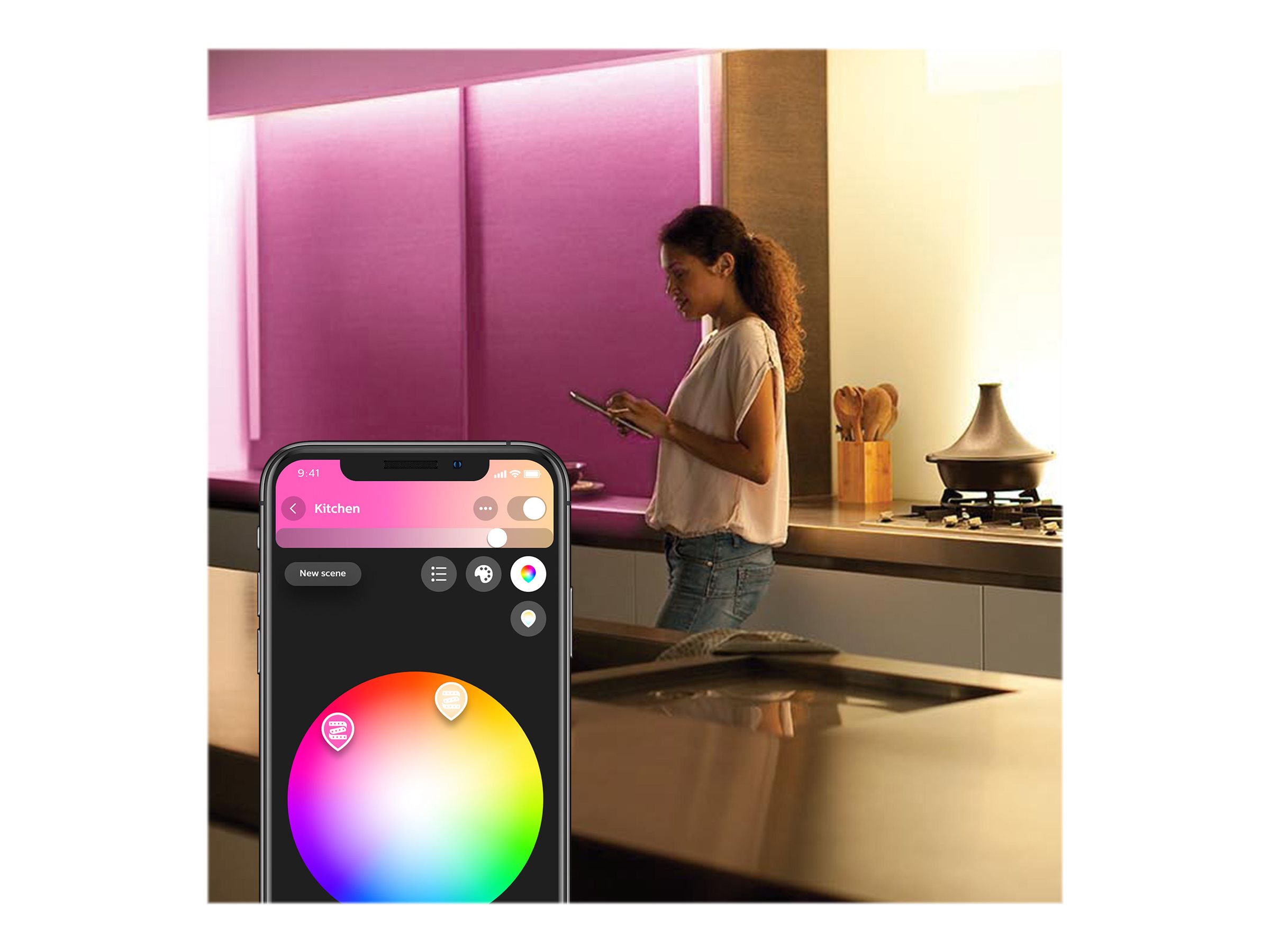Philips Hue|Hue Col Lightstrip|Plus base|20 W|Multiple colours|Bluetooth