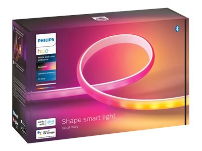 Philips Hue|Lightstrip|Hue Gradient Lightstrip 2m Base Kit|White and colored light