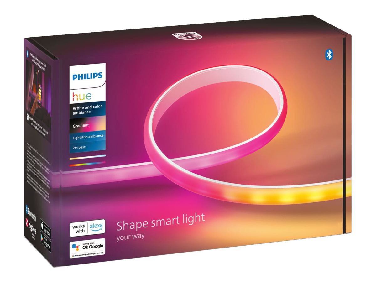 Philips Hue|Lightstrip|Hue Gradient Lightstrip 2m Base Kit|White and colored light