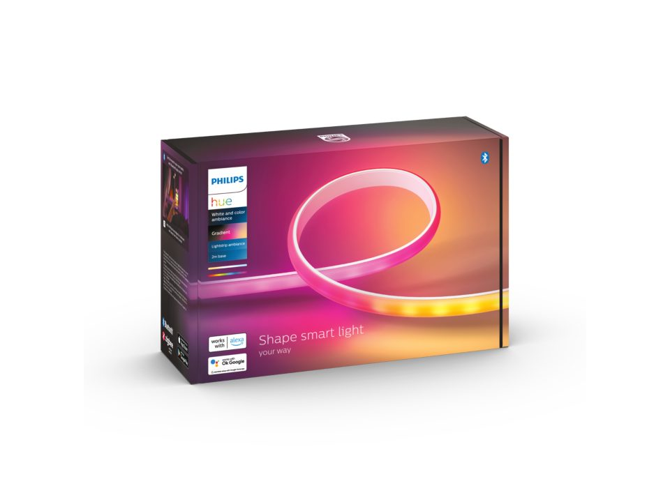 Philips Hue|Lightstrip|Hue Gradient Lightstrip 2m Base Kit|White and colored light