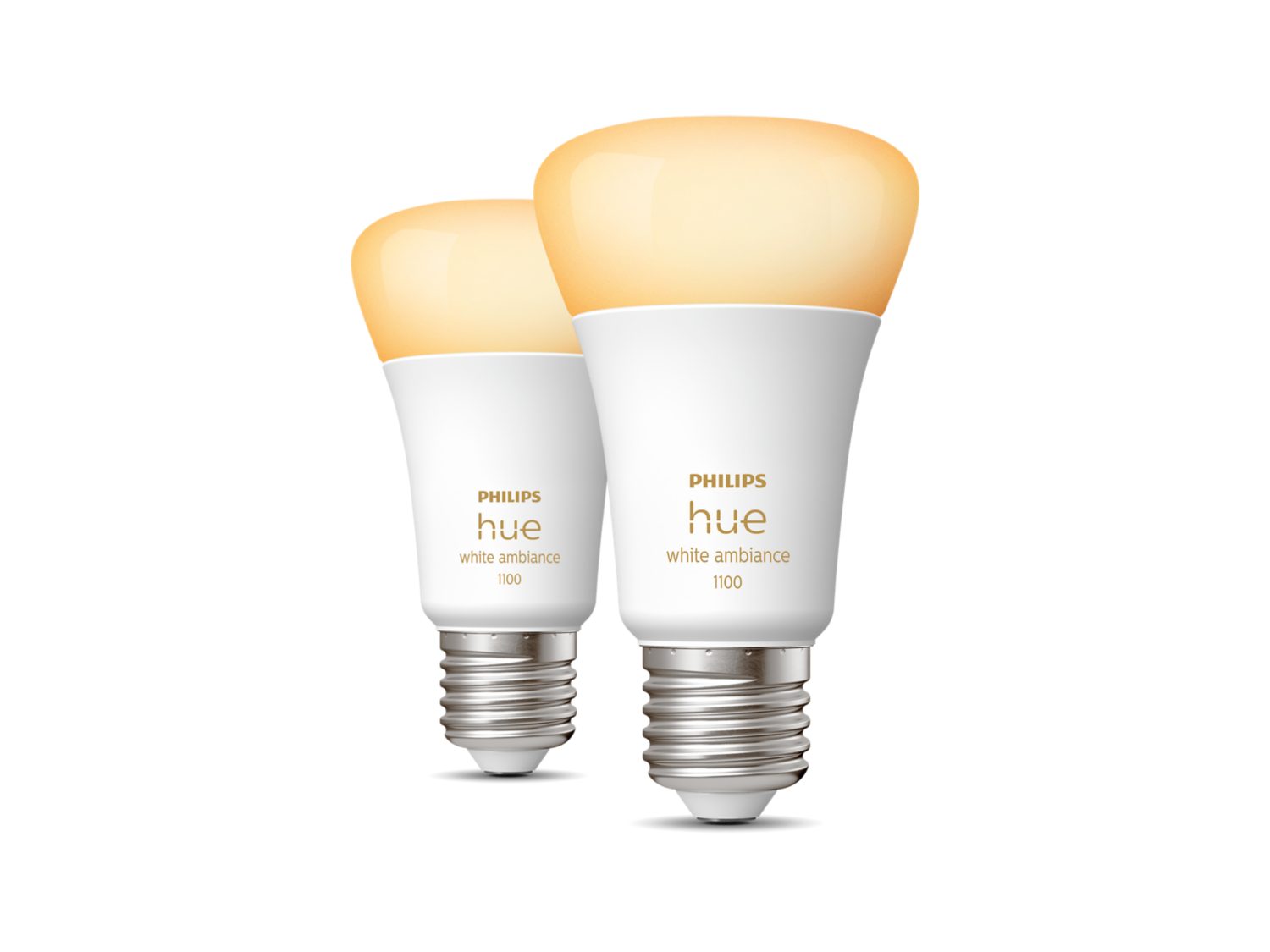 WA 11W A60 E27 2pcs pack | E27 | 11 W | Warm to cool white 2200K-6500K | Bluetooth and Zigbee