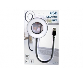 Gembird NL-LEDRING-01 USB LED ring light | White 6500K | N/A