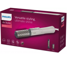 Philips | Hair Curler | BHA710/00 7000 Series | Warranty 24 month(s) | Ion conditioning | Number of heating levels 3 | 1000 W | Metallic White