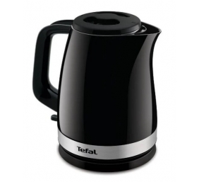 TEFAL Kettle | KO150F30 Delfini Vision | Electric | 2400 W | 1.5 L | Plastic | 360° rotational base | Black/Stainless steel