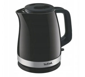 TEFAL Kettle | KO150F30 Delfini Vision | Electric | 2400 W | 1.5 L | Plastic | 360° rotational base | Black/Stainless steel