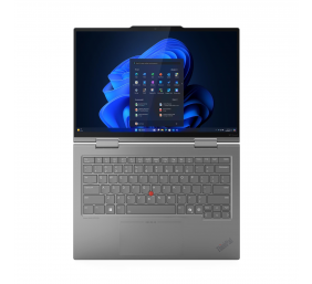Lenovo ThinkPad X1 2-in-1 G10 Aura Edition | Grey | 14 " | IPS | Touchscreen | WUXGA | 1920 x 1200 pixels | Anti-glare | Intel Core Ultra 5 | 225U | 16 GB | Soldered LPDDR5x | Solid-state drive capacity 512 GB | Intel Graphics | Windows 11 Pro | 802.11ax 