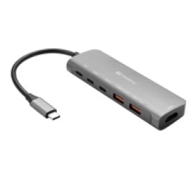 SANDBERG USB-C Dock HDMI + 2xUSB-A