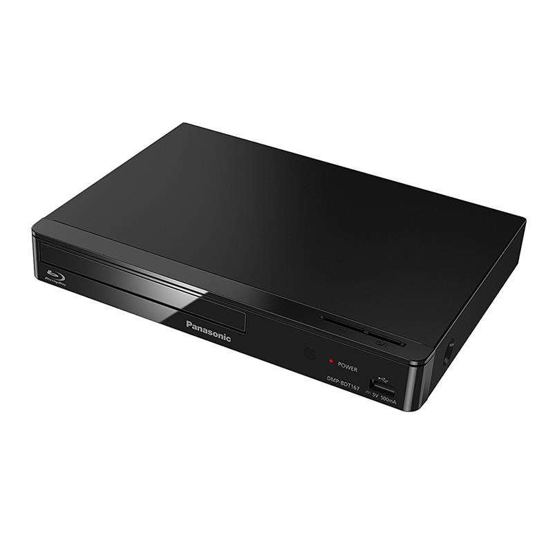 Panasonic Blu-ray Disc Player DMP-BDT167EG Xvid, MKV, MP4, FLAC, MP3, AAC, ALAC, DSD Wi-Fi USB connectivity