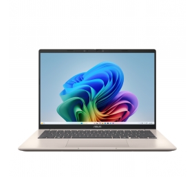 Asus Vivobook 14 X1407QA-LY045W | Platinum Gold | 14 " | IPS | WUXGA | 1920 x 1200 pixels | Anti-glare | Snapdragon X | X1 26 100 | 16 GB | LPDDR5X | Solid-state drive capacity 512 GB | Qualcomm Adreno GPU | Windows 11 Home | 802.11ax | Bluetooth version 