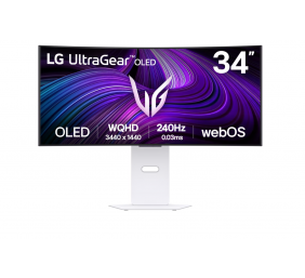 LG 34GX90SA-W | 34 " | OLED | 21:9 | 240 Hz | 1 ms | 3440 x 1440 pixels | 250 cd/m² | HDMI ports quantity 2 | White