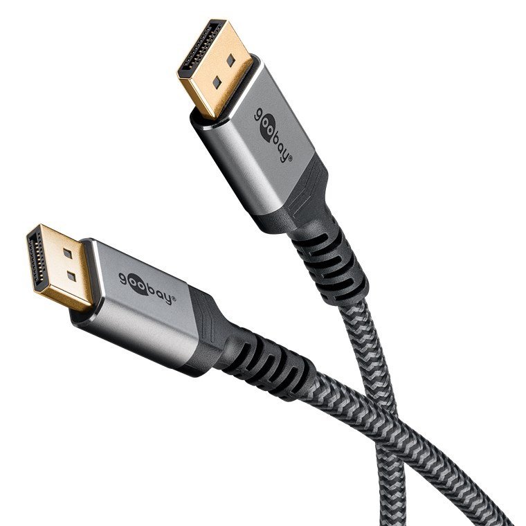 Goobay | DisplayPort Cable 2.0/2.1, 80 Gbit/s | 75685 | DisplayPort to  DisplayPort