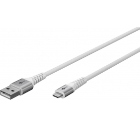 Goobay Lightning USB-A Supersoft Textile Cable with Metal Plugs | 74512