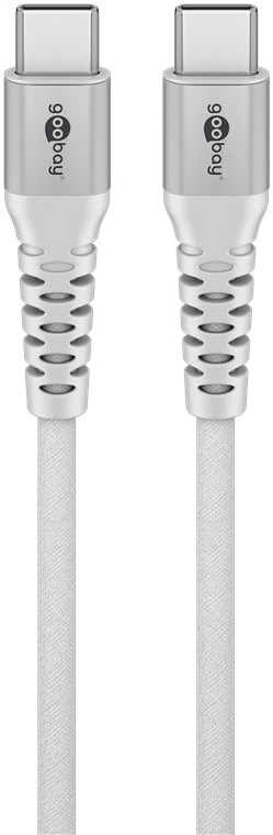 Goobay USB-C Supersoft Textile Cable with Metal Plugs | 70193