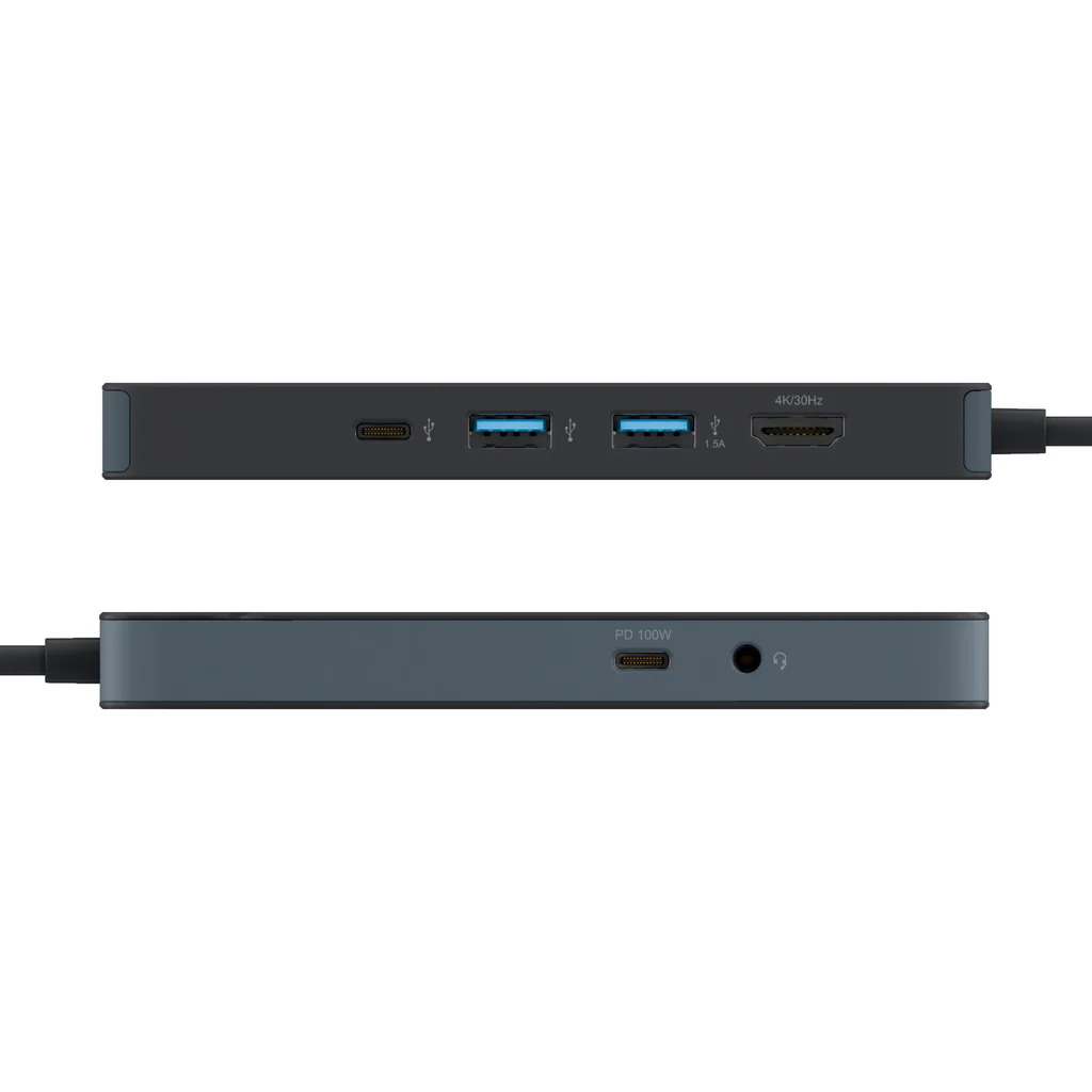 Hyper HyperDrive Flex 8 Port USB-C Hub, Black | HD4102BKGL | HDMI ports quantity 1