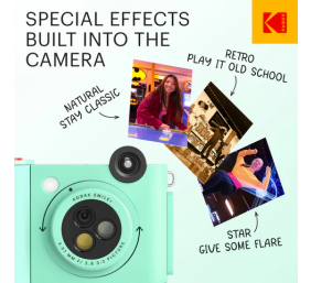 Kodak SMILE+ Momentinis fotoaparatas, 2x3'', Žalia