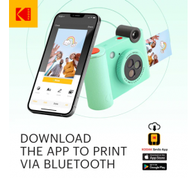 Kodak SMILE+ Momentinis fotoaparatas, 2x3'', Žalia