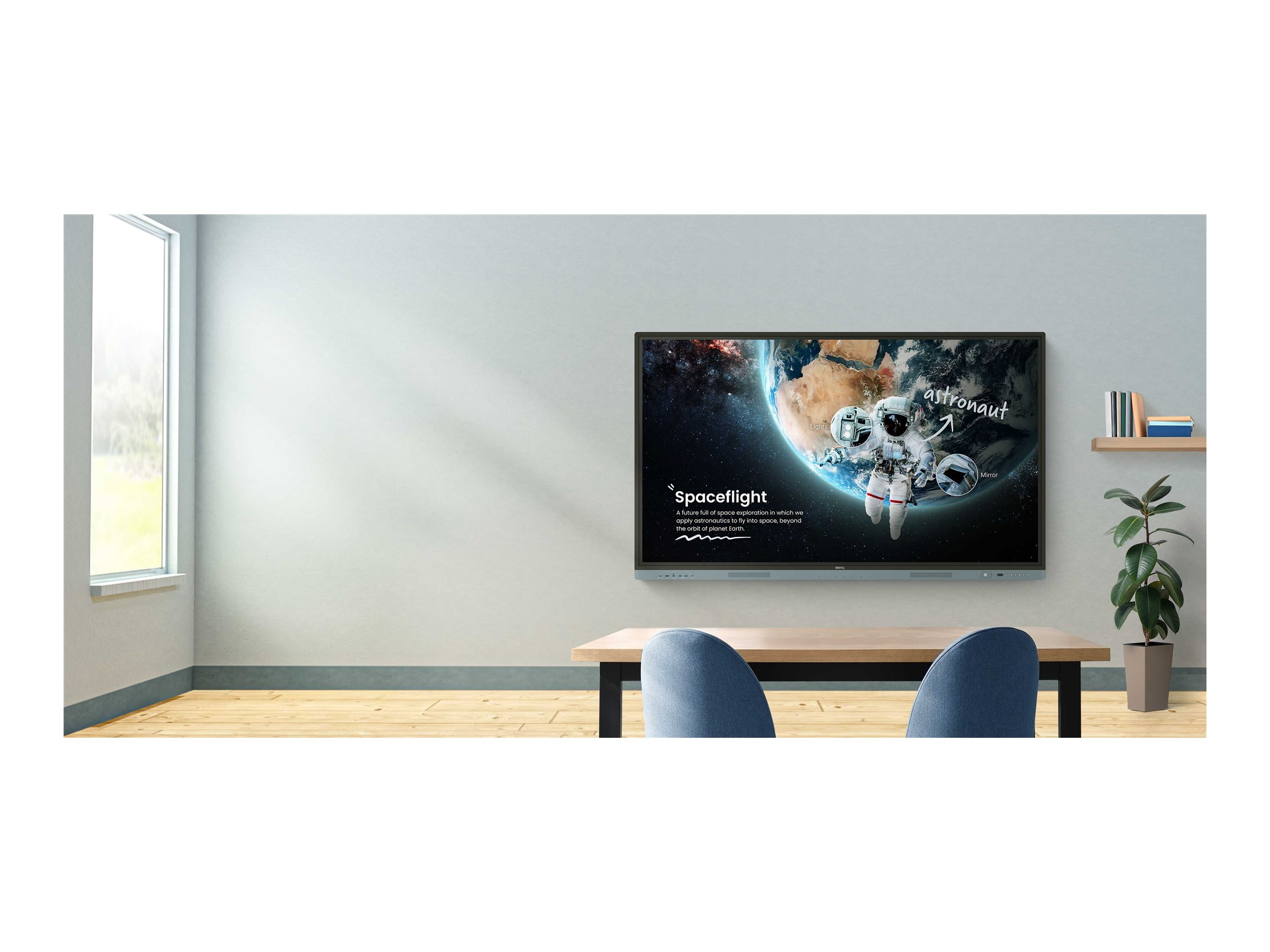 Benq Board Master RM6504 | 65 " | 450 cd/m² | Landscape | 18/7 | Android | Wi-Fi | Touchscreen | 8 ms