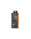Natec Power Bank | Trevi Slim Q V2 | 10000 mAh | Black