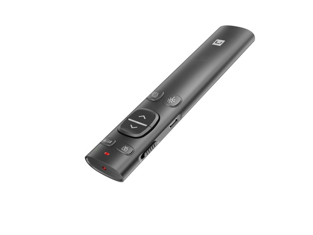 Natec Wireless Laser Point Presenter | Warbler 2 | Gray | Interfaca: 2.4 GHz, Bluetooth compatibility; Range: 10m; Laser color: Red; Battery capacity: 300 mAh